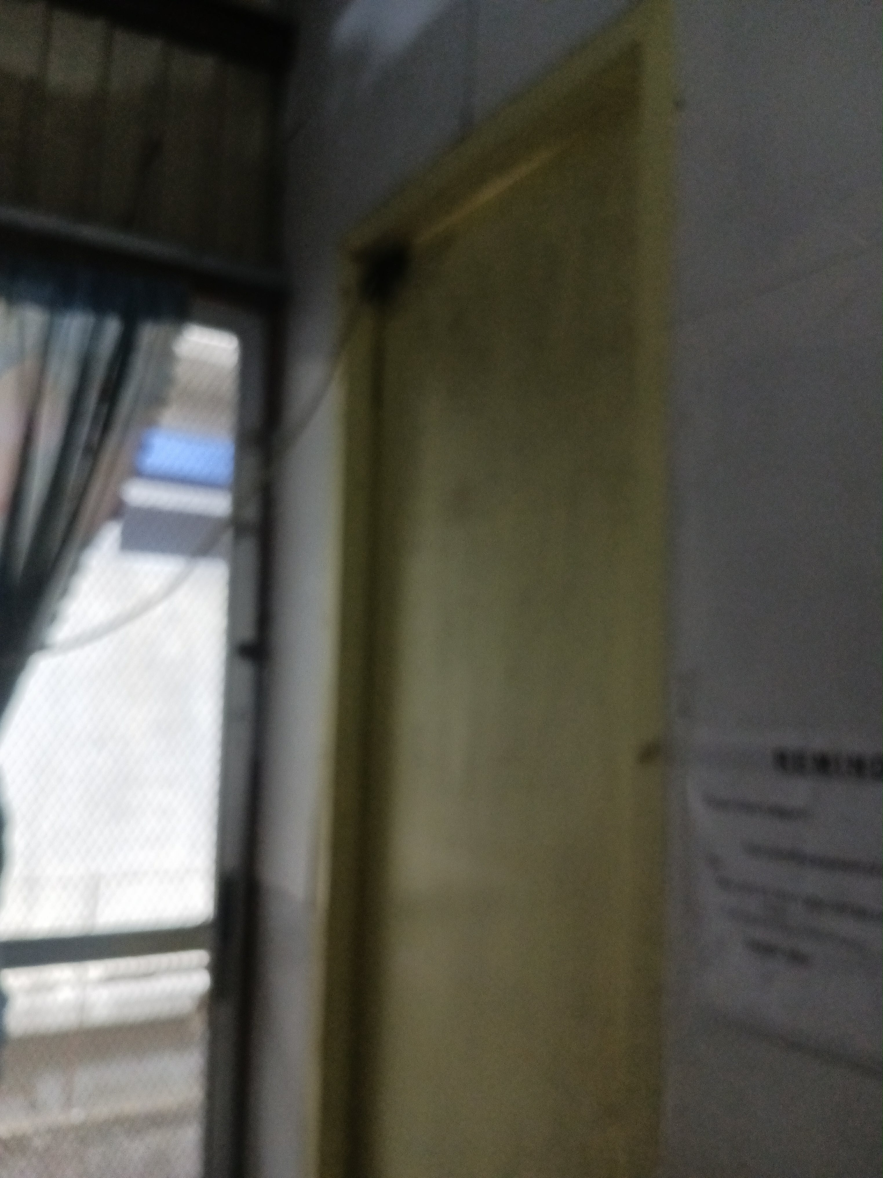 With own bed and cabinet